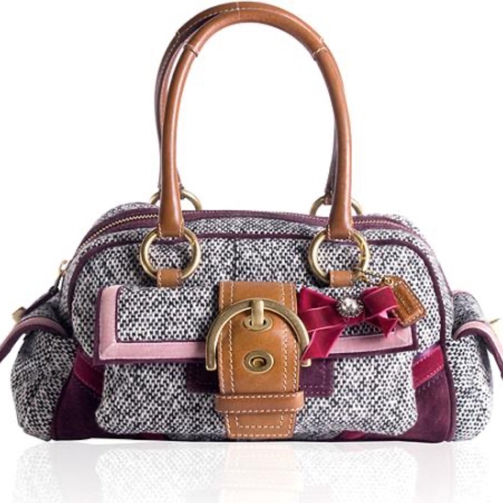 Coach Soho Tweed Satchel Handbag